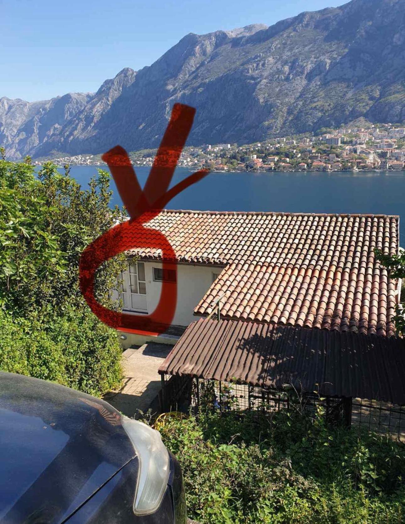 House With Big Terrace And Beautiful Sea View Villa Котор Екстериор снимка